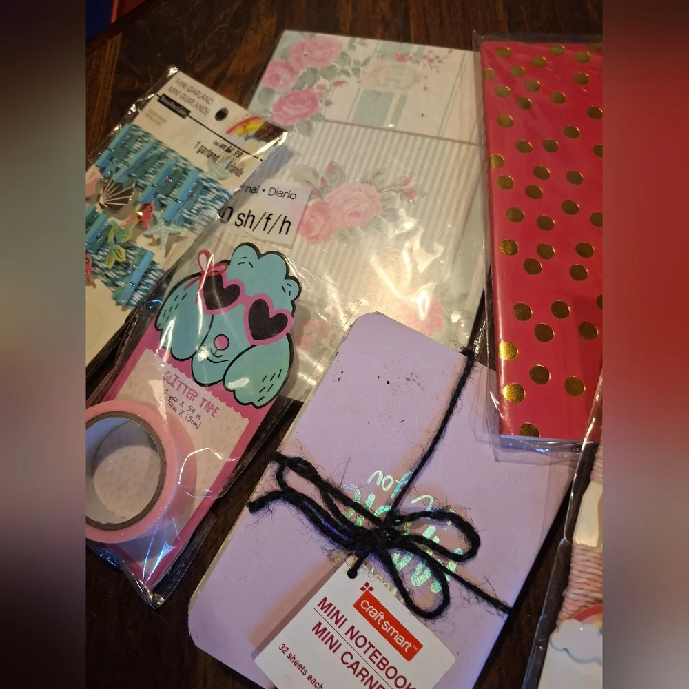 Planner Packs Notebooks Journals Paper Clips Cards Envelopes Supplies Crafts Lot